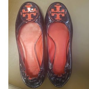Tory Burch Navy Blue Flats- Size 9